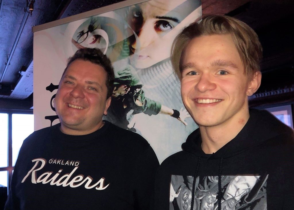 Emil Larsson fikk både møte og konsert med Joddski